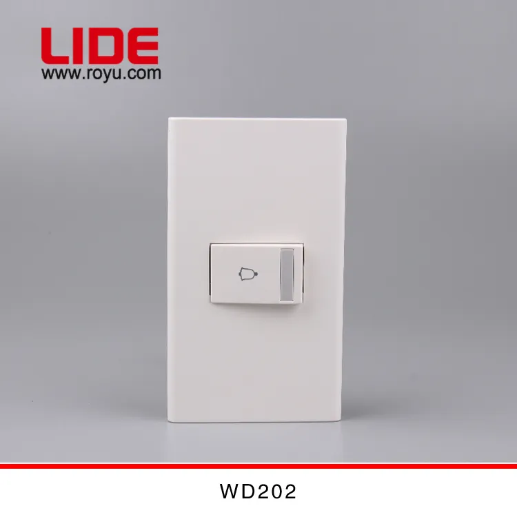2×4サイズ モジュールタイプ Saso 標準プッシュベルスイッチ (WD202)